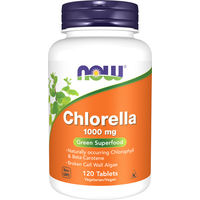 Produktbild von Now Foods Chlorella 1000 mg Tabletten 120 Stück