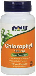 NOW FOODS Chlorophyll Kapseln vegan und vegetarisch – Bild 1 von 1