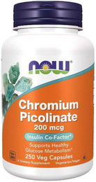 Now Foods Chrom Picolinat 200 mcg Vegan Kapseln 250 Stück – Bild 1 von 2