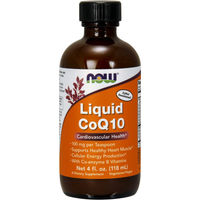 Produktbild von NOW Foods Coenzym Q10 Ubiquinon flüssig ohne Zusatzstoffe 118 ml