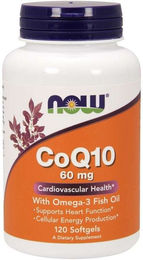 NOW FOODS CoQ10 mit Omega-3 Kapseln 120 Stück – Bild 1 von 1