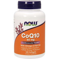 Produktbild von NOW FOODS CoQ10 mit Omega-3 Kapseln 120 Stück