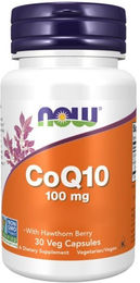 Now Foods CoQ10 Ubiquinon 100 mg vegetarische Kapseln 30 Stück – Bild 1 von 2