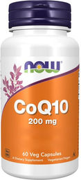 Now Foods CoQ10 Ubiquinon 200 mg vegetarische Kapseln 60 Stück – Bild 1 von 2