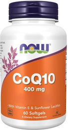 Now Foods CoQ10 Ubiquinon 400 mg Kapseln 60 Stück – Bild 1 von 2