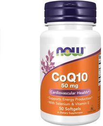 NOW FOODS CoQ10 Ubiquinon 50 mg Kapseln – Bild 1 von 2