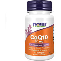 Produktbild von NOW FOODS CoQ10 Ubiquinon 50 mg Kapseln