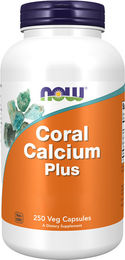NOW Foods Coral Calcium Plus Algenkalk Sango vegetarische Kapseln 250 Stück – Bild 1 von 2