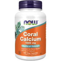 Produktbild von Now Foods Coral Kalzium 1000 mg Vegan Kapseln 100 Stück