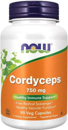 NOW Foods Cordyceps 750 mg vegane Kapseln 90 Stück – Bild 1 von 2