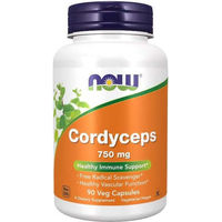 Produktbild von NOW Foods Cordyceps 750 mg vegane Kapseln 90 Stück