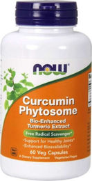 NOW Foods Curcumin Phytosom Extrakt Kapseln 60 Stück – Bild 1 von 2