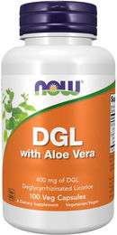 Now Foods DGL Decylcyrrhiziniertes Süßholzextrakt mit Aloe Vera vegetarische Kapseln – Bild 1 von 2
