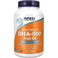 Produktbild von Now Foods DHA-500 Omega-3 Kapseln mit 750 mg DHA 180 Kapseln