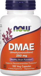 NOW Foods DMAE Cholin 250 mg Kapseln – Bild 1 von 2