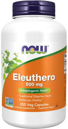 Now Foods Eleuthero Taigawurzel Kapseln 500 mg 250 Stück – Bild 1 von 1