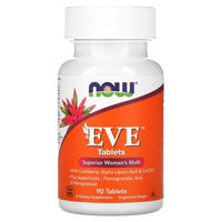 Produktbild von NOW Foods Eve Multivitamin für Frauen, 90 Tabletten