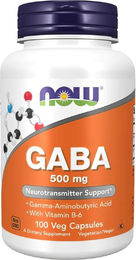 Now Foods GABA 200 mg mit pflanzlichem Ursprung Kapseln – Bild 1 von 2
