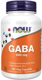 Now Foods GABA 500 mg vegetarische Kapseln 90 Stück – Bild 1 von 2