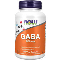 Produktbild von Now Foods GABA 500 mg vegetarische Kapseln 90 Stück