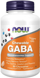 Now Foods GABA Lutschtabletten Vegan Vegetarisch 90 Stück – Bild 1 von 1