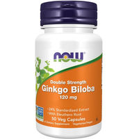 Produktbild von Now Foods Ginkgo Biloba Kapseln 120 mg vegetarisch