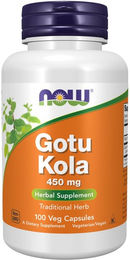 Now Foods Gotu Kola Kapseln 450 mg vegan vegetarisch 60 Stück – Bild 1 von 2