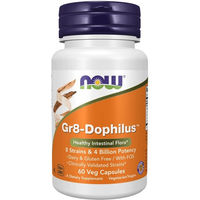 Produktbild von Now Foods Gr8-Dophilus Probiotika vegetarische Kapseln 60 Stück