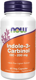 Now Foods Indole-3-Carbinol I3C 200 mg vegetarische Kapseln 60 Stück – Bild 1 von 2