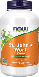 Now Foods Johanniskraut 300 mg Kapseln vegetarisch 250 Stück – Bild 1 von 3
