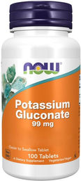 Now Foods Kalium Gluconat Tabletten vegetarisch 99 mg 100 Stück – Bild 1 von 2