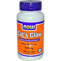 Produktbild von NOW FOODS Katzenklauen Cat's Claw 500 mg Kapseln 100 Stück