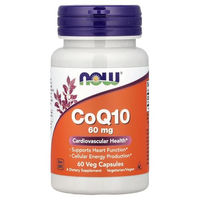 Produktbild von Now Foods Koenzym Q10 Ubiquinon 60 mg Kapseln 60 Stück