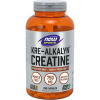 Produktbild von NOW Foods Kre-Alkalyn Creatine 750 mg Kapseln vegetarisch
