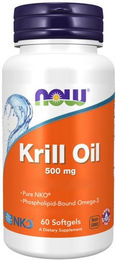 Now Foods Krill Öl Kapseln 500 mg 60 Stück – Bild 1 von 2