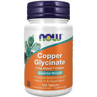 Produktbild von Now Foods Kupferglycinat 3 mg 120 Tabletten