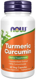 NOW FOODS Kurkuma-Curcumin Extrakt vegetarische Kapseln 60 Stück – Bild 1 von 1