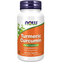 Produktbild von NOW FOODS Kurkuma-Curcumin Extrakt vegetarische Kapseln 60 Stück