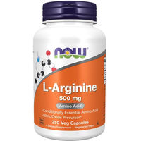 Produktbild von Now Foods L-Arginin 500 mg Kapseln vegan und vegetarisch