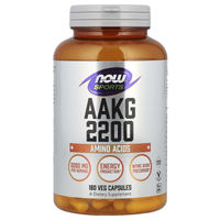 Produktbild von NOW Foods L-Arginin AAKG 2200 Vegan 180 Kapseln