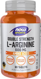 NOW Foods L-Arginin Tabletten pflanzlicher Ursprung 1000 mg 60 Stück – Bild 1 von 1