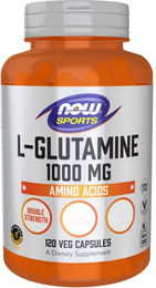 Now Foods L-Glutamin 1000 mg vegetarische Kapseln 120 Stück – Bild 1 von 2