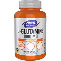 Produktbild von Now Foods L-Glutamin 1000 mg vegetarische Kapseln 120 Stück