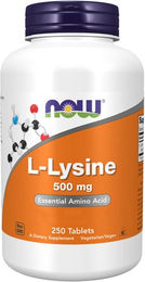 Now Foods L-Lysin 500 mg vegetarische Kapseln 360 Stück – Bild 1 von 2