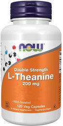Now Foods L-Theanin 200 mg vegetarische Kapseln 120 Stück – Bild 1 von 2