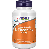 Produktbild von Now Foods L-Theanin 200 mg vegetarische Kapseln 120 Stück