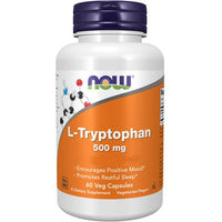 Produktbild von Now Foods L-Tryptophan 500 mg Kapseln vegan vegetarisch 60 Stück