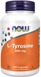 Now Foods L-Tyrosin 500 mg Kapseln 120 Stück – Bild 1 von 2
