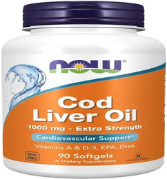 NOW FOODS Lebertran Extra Stark 1000 mg Kapseln – Bild 1 von 1