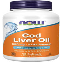 Produktbild von NOW FOODS Lebertran Extra Stark 1000 mg Kapseln